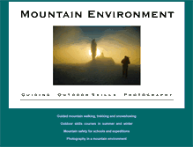 Tablet Screenshot of mountain-environment.com